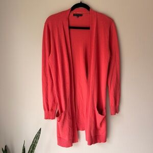 Elegant Coral Cardigan